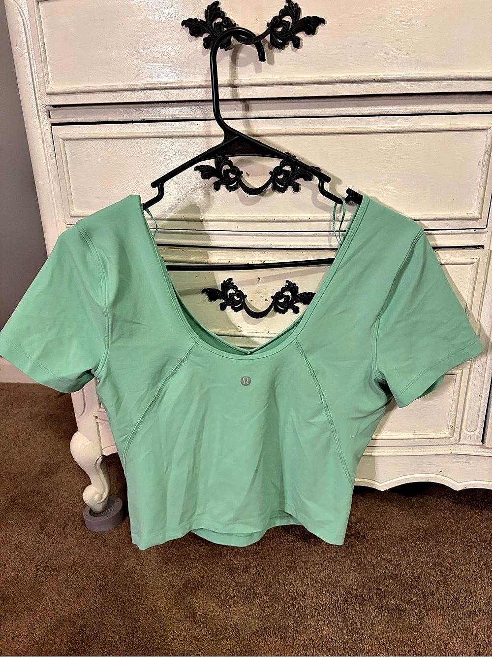 lululemon Align T-Shirt Short Sleeve Green Size 8
